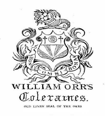 William Orr Coleraine, crest